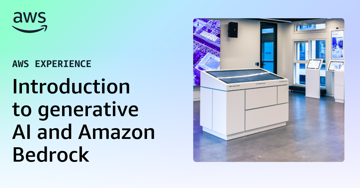 Introduction to generative AI and Amazon Bedrock